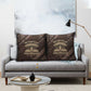 Chinua Achebe Pillow Cover with Tribal Symbol Design, The Storyteller Quote and Africa Wrote Back - African Pride