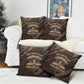 Chinua Achebe Pillow Cover with Tribal Symbol Design, The Storyteller Quote and Africa Wrote Back - African Pride