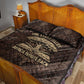 Chinua Achebe Quilt Bed Set with Tribal Symbol Design, The Storyteller Quote and Africa Wrote Back - African Pride