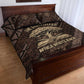 Chinua Achebe Quilt Bed Set with Tribal Symbol Design, The Storyteller Quote and Africa Wrote Back - African Pride