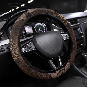 Chinua Achebe Steering Wheel Cover with Tribal Symbol Design, The Storyteller Quote and Africa Wrote Back - African Pride