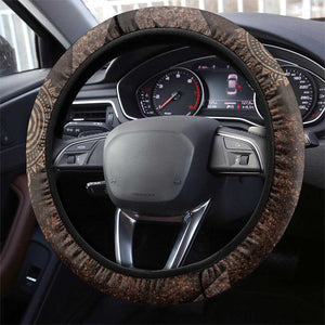 Chinua Achebe Steering Wheel Cover with Tribal Symbol Design, The Storyteller Quote and Africa Wrote Back - African Pride