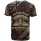 Chinua Achebe T shirt with Tribal Symbol Design, The Storyteller Quote and Africa Wrote Back - African Pride