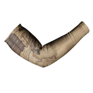Ngugi wa Thiong O Arm Sleeves Vintage Map Ancient African Library - Decolonising the Mind - African Pride