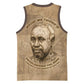 Ngugi wa Thiong O Basketball Jersey Vintage Map Ancient African Library - Decolonising the Mind - African Pride