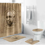 Ngugi wa Thiong O Bathroom Set Vintage Map Ancient African Library - Decolonising the Mind - African Pride