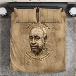 Ngugi wa Thiong O Bedding Set Vintage Map Ancient African Library - Decolonising the Mind - African Pride