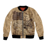 Ngugi wa Thiong O Bomber Jacket Vintage Map Ancient African Library - Decolonising the Mind - African Pride