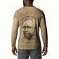 Ngugi wa Thiong O Button Sweatshirt Vintage Map Ancient African Library - Decolonising the Mind