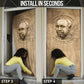 Ngugi wa Thiong O Door Cover Vintage Map Ancient African Library - Decolonising the Mind - African Pride