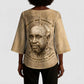 Ngugi wa Thiong O Kimono Sleeve Blouse Vintage Map Ancient African Library - Decolonising the Mind - African Pride