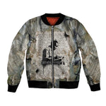 Ngugi wa Thiong O Bomber Jacket Graffiti Resist Statement Ink Pen Revolution Fist Literary Activism - African Pride