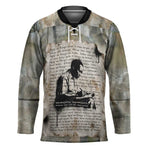 Ngugi wa Thiong O Hockey Jersey Graffiti Resist Statement Ink Pen Revolution Fist Literary Activism - African Pride