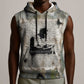 Ngugi wa Thiong O Sleeveless Hoodie Graffiti Resist Statement Ink Pen Revolution Fist Literary Activism - African Pride