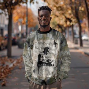 Ngugi wa Thiong O Sweatshirt Graffiti Resist Statement Ink Pen Revolution Fist Literary Activism - African Pride