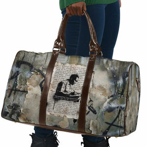 Ngugi wa Thiong O Travel Bag Graffiti Resist Statement Ink Pen Revolution Fist Literary Activism - African Pride