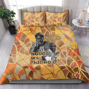 Ngugi wa Thiong O Bedding Set African Literary Icon Portrait Cultural Revival - African Pride