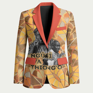 Ngugi wa Thiong O Blazer African Literary Icon Portrait Cultural Revival - African Pride