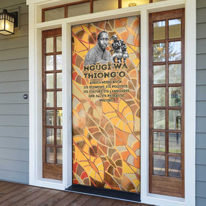 Ngugi wa Thiong O Door Cover African Literary Icon Portrait Cultural Revival - African Pride