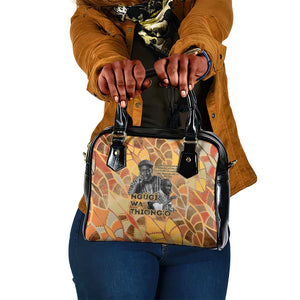 Ngugi wa Thiong O Shoulder Handbag African Literary Icon Portrait Cultural Revival - African Pride