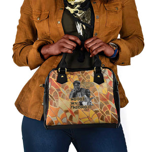 Ngugi wa Thiong O Shoulder Handbag African Literary Icon Portrait Cultural Revival - African Pride