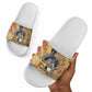 Ngugi wa Thiong O Slide Sandals African Literary Icon Portrait Cultural Revival - African Pride