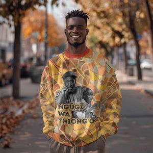 Ngugi wa Thiong O Sweatshirt African Literary Icon Portrait Cultural Revival - African Pride