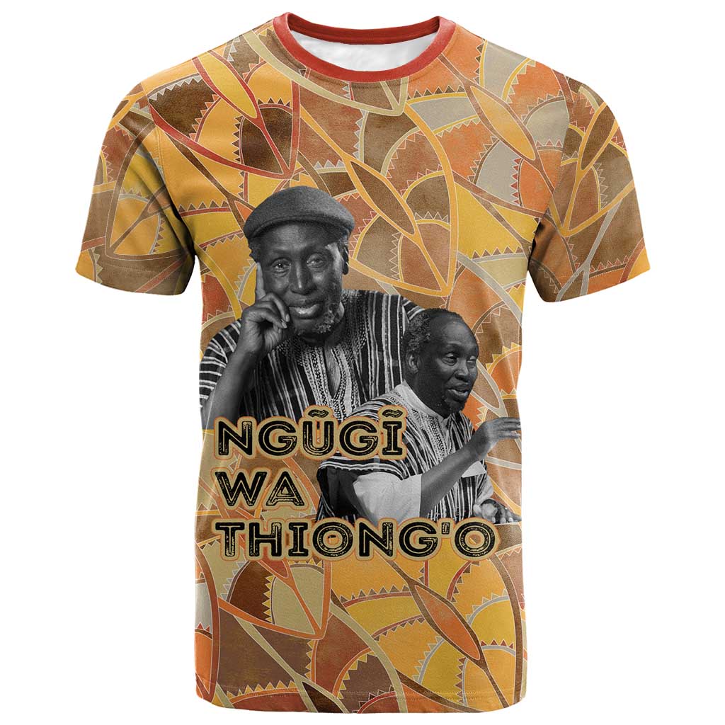 Ngugi wa Thiong O T shirt African Literary Icon Portrait Cultural Revival - African Pride