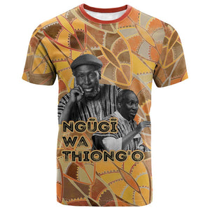 Ngugi wa Thiong O T shirt African Literary Icon Portrait Cultural Revival - African Pride