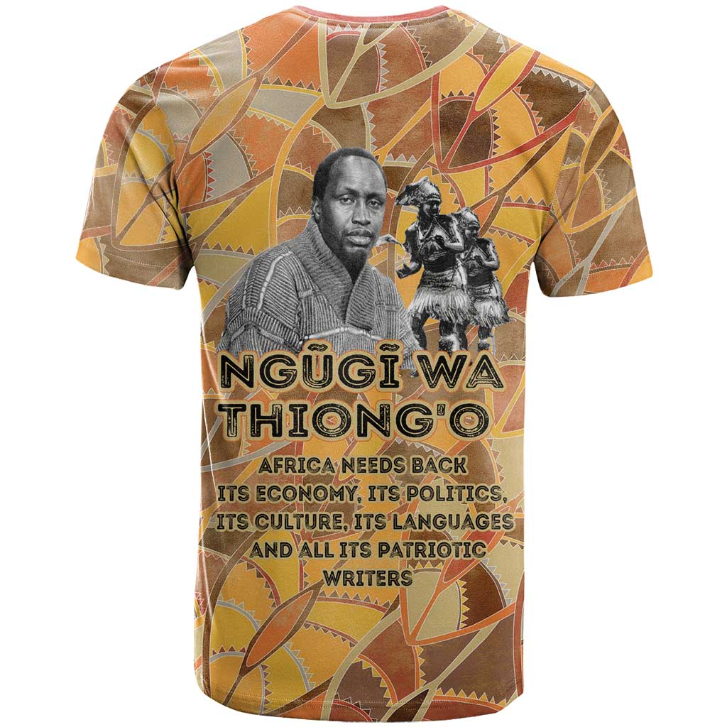 Ngugi wa Thiong O T shirt African Literary Icon Portrait Cultural Revival - African Pride