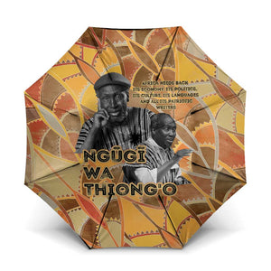 Ngugi wa Thiong O Umbrella African Literary Icon Portrait Cultural Revival - African Pride