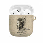 Maya Angelou AirPods Case I Know Why The Caged Bird Sings - African Pride