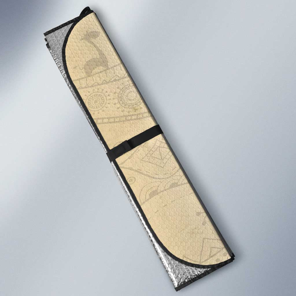 Maya Angelou Auto Sun Shade I Know Why The Caged Bird Sings - African Pride