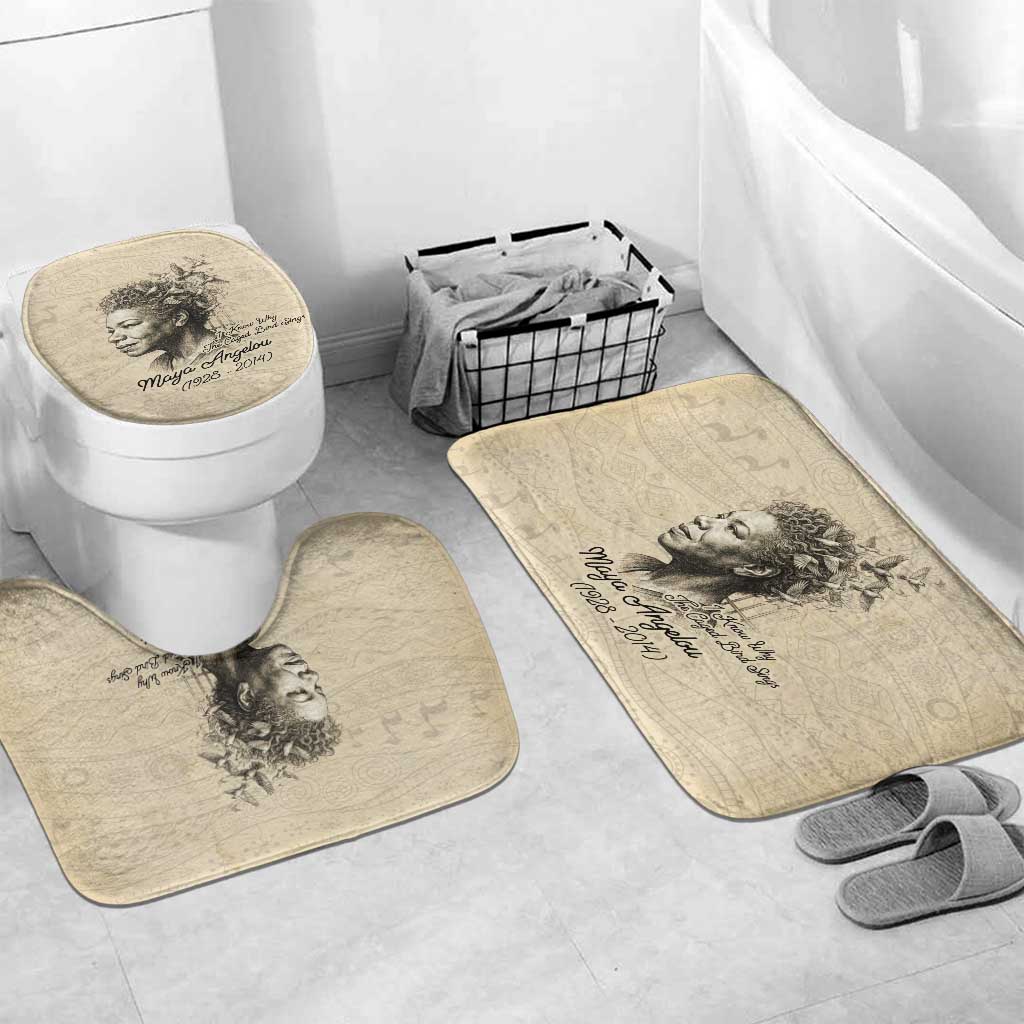 Maya Angelou Bathroom Set I Know Why The Caged Bird Sings - African Pride