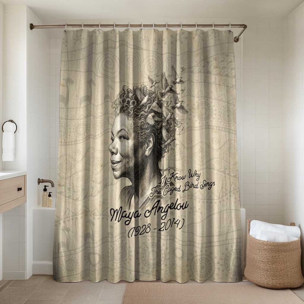Maya Angelou Bathroom Set I Know Why The Caged Bird Sings - African Pride