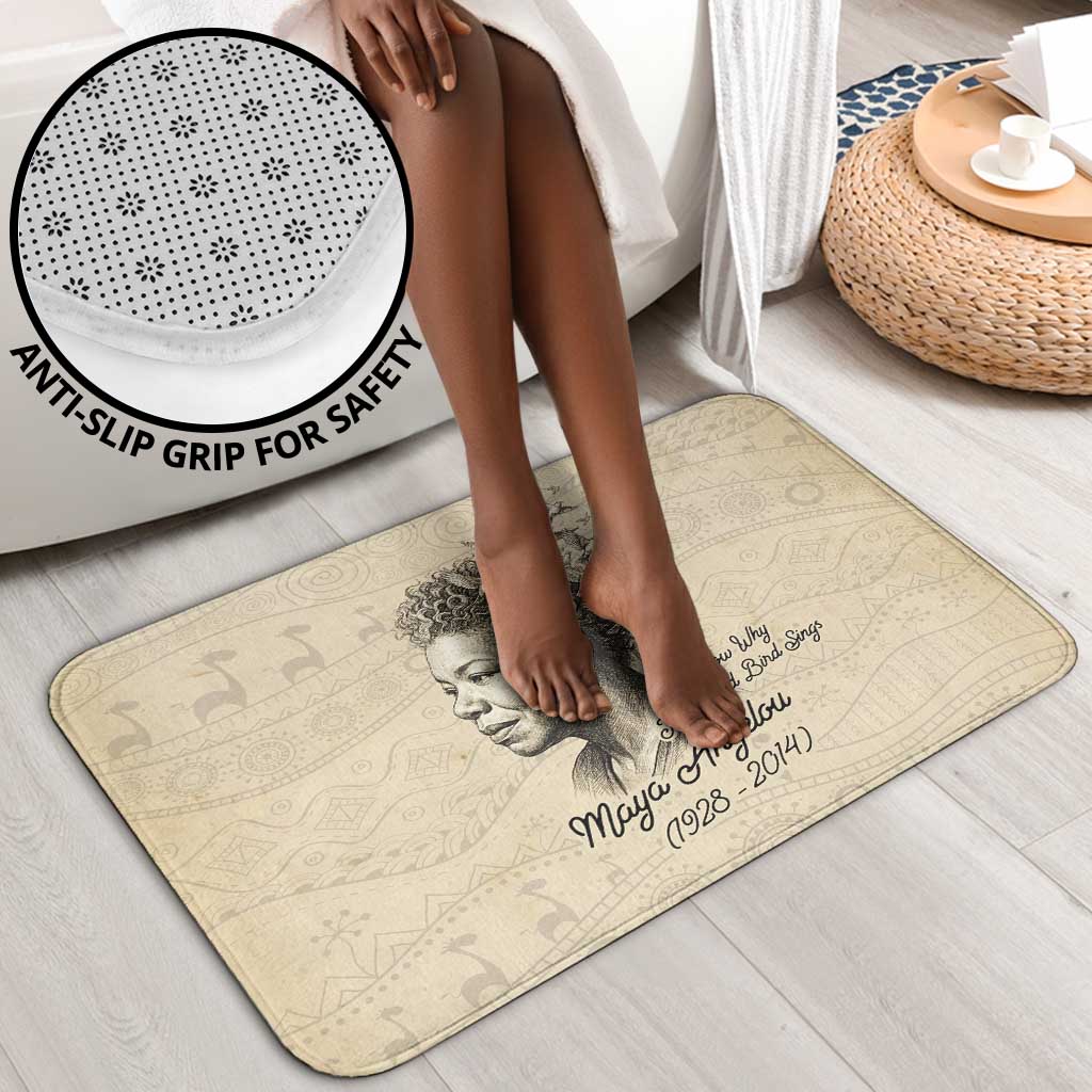 Maya Angelou Bathroom Set I Know Why The Caged Bird Sings - African Pride
