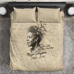 Maya Angelou Bedding Set I Know Why The Caged Bird Sings - African Pride