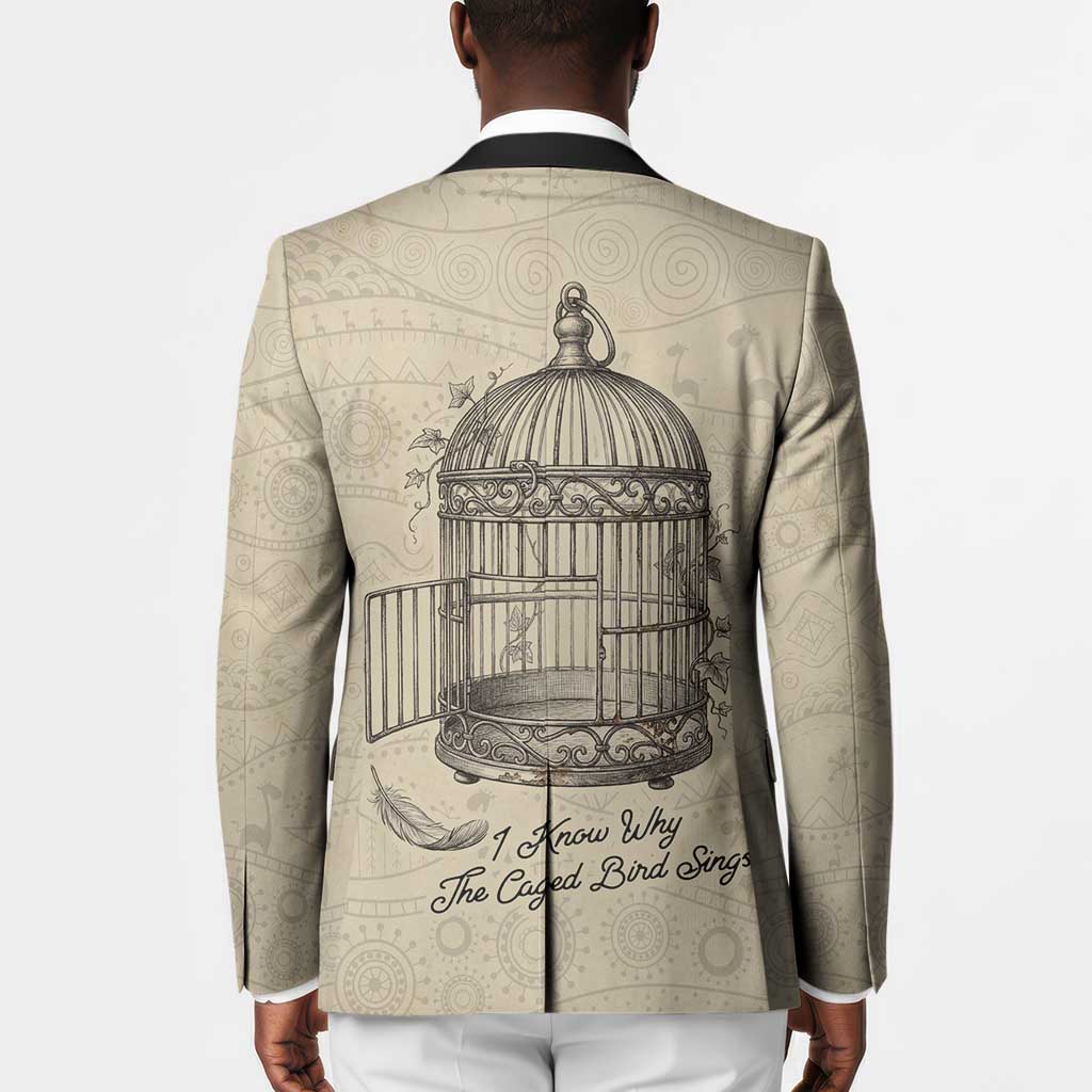 Maya Angelou Blazer I Know Why The Caged Bird Sings - African Pride