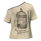 Maya Angelou Cross Shoulder Shirt I Know Why The Caged Bird Sings - African Pride