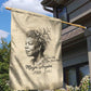 Maya Angelou Garden Flag I Know Why The Caged Bird Sings - African Pride