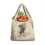 Maya Angelou Grocery Bag I Know Why The Caged Bird Sings - African Pride