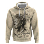 Maya Angelou Hoodie I Know Why The Caged Bird Sings - African Pride