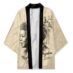 Maya Angelou Kimono I Know Why The Caged Bird Sings - African Pride