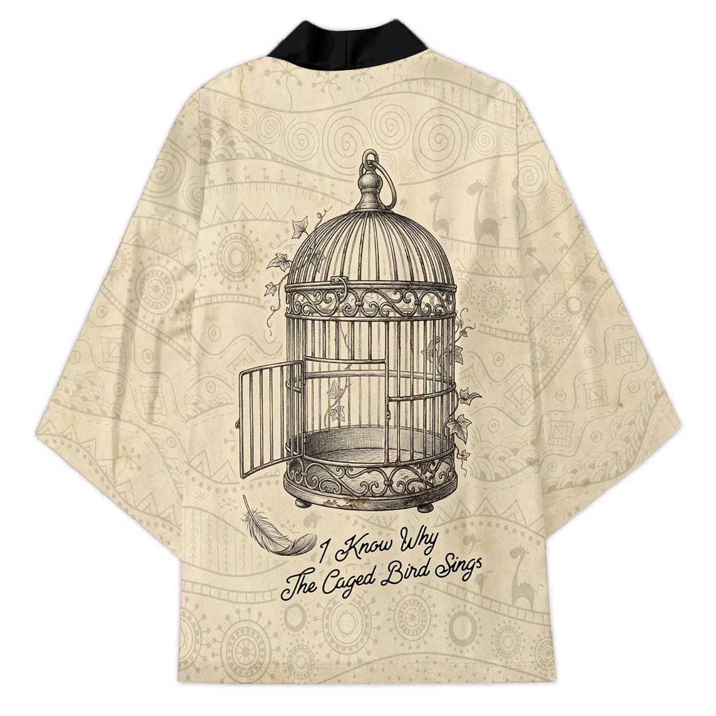 Maya Angelou Kimono I Know Why The Caged Bird Sings - African Pride