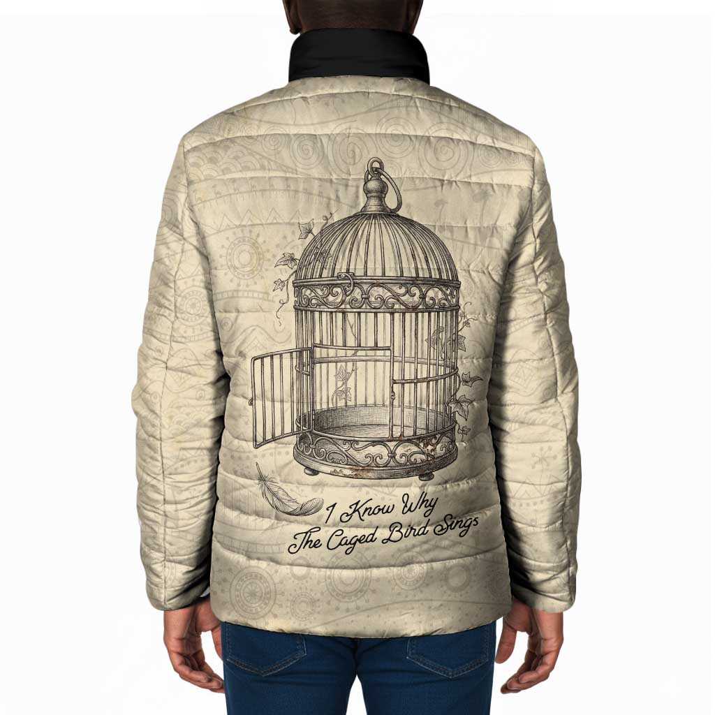 Maya Angelou Padded Jacket I Know Why The Caged Bird Sings - African Pride