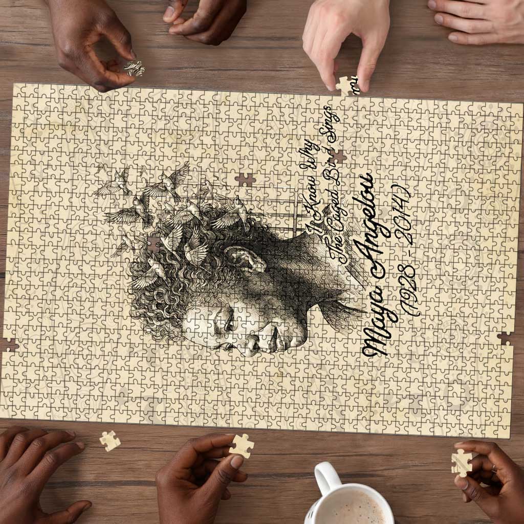 Maya Angelou Puzzle I Know Why The Caged Bird Sings - African Pride