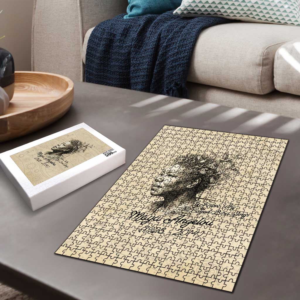 Maya Angelou Puzzle I Know Why The Caged Bird Sings - African Pride