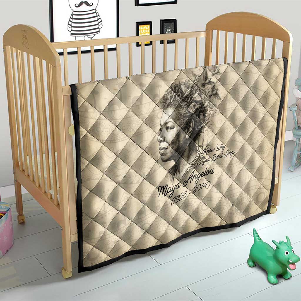 Maya Angelou Quilt I Know Why The Caged Bird Sings - African Pride