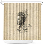 Maya Angelou Shower Curtain I Know Why The Caged Bird Sings - African Pride