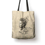 Maya Angelou Tote Bag I Know Why The Caged Bird Sings - African Pride